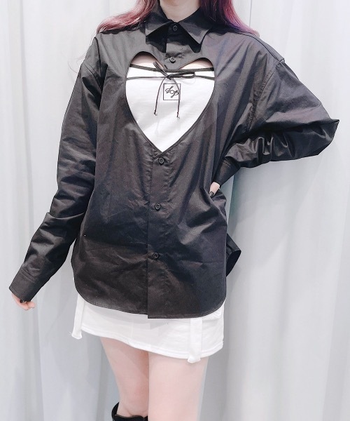 lilLilly（リルリリー）の「ボーイズハートシャツ（シャツ/ブラウス 