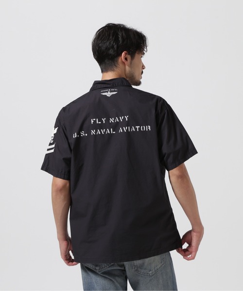 AVIREX（アヴィレックス）の「NAVAL FATIGUE SHIRT / ネイバル ファティーグ シャツ / AVIREX / アヴィレックス（シャツ/ブラウス・メンズ・アイボリー/オリーブ/ネイビー・MEDIUM/LARGE/X-LARGE/XX-LARGE/M/L/2XL/XL）」の12枚目の写真