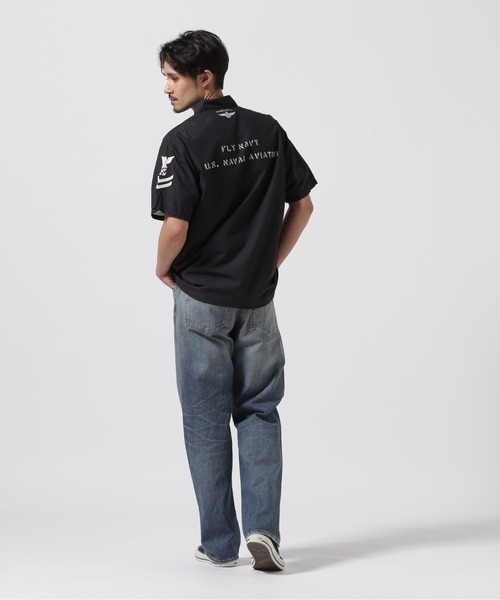 AVIREX（アヴィレックス）の「NAVAL FATIGUE SHIRT / ネイバル ファティーグ シャツ / AVIREX / アヴィレックス（シャツ/ブラウス・メンズ・アイボリー/オリーブ/ネイビー・MEDIUM/LARGE/X-LARGE/XX-LARGE/M/L/2XL/XL）」の14枚目の写真