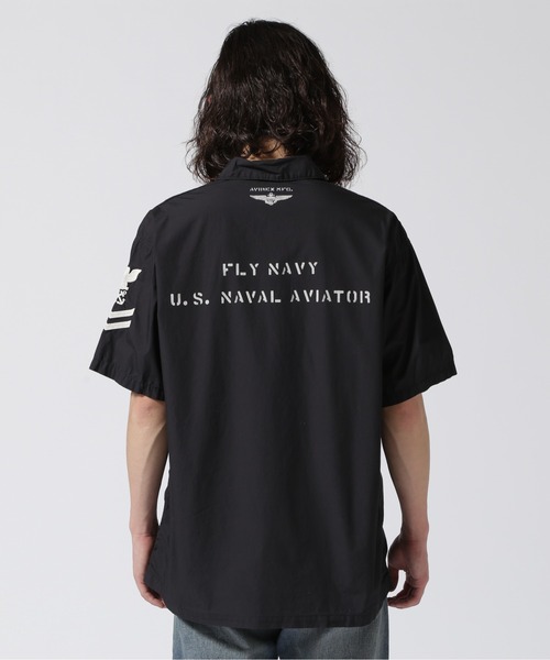 AVIREX（アヴィレックス）の「NAVAL FATIGUE SHIRT / ネイバル ファティーグ シャツ / AVIREX / アヴィレックス（シャツ/ブラウス・メンズ・アイボリー/オリーブ/ネイビー・MEDIUM/LARGE/X-LARGE/XX-LARGE/M/L/2XL/XL）」の20枚目の写真