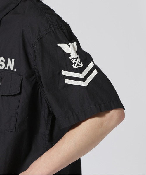 AVIREX（アヴィレックス）の「NAVAL FATIGUE SHIRT / ネイバル ファティーグ シャツ / AVIREX / アヴィレックス（シャツ/ブラウス・メンズ・アイボリー/オリーブ/ネイビー・MEDIUM/LARGE/X-LARGE/XX-LARGE/M/L/2XL/XL）」の22枚目の写真