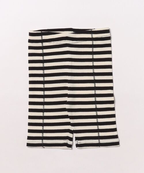 LOWRYS FARM（ローリーズファーム）の「リブサイクルパンツ　 106523（レギンス/スパッツ・キッズ・グリーン/ピンク/ブラック/パープル系その他/イエロー/ピンク系その他/ホワイト×ブラック・120cm/150cm/140cm/110cm/130cm）」の2枚目の写真