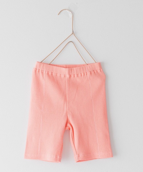 LOWRYS FARM（ローリーズファーム）の「リブサイクルパンツ　 106523（レギンス/スパッツ・キッズ・グリーン/ピンク/ブラック/パープル系その他/イエロー/ピンク系その他/ホワイト×ブラック・120cm/150cm/140cm/110cm/130cm）」の13枚目の写真