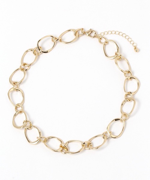 GLOBAL WORK Smile Seed Store（グローバルワーク スマイルシードストア）の「楕円チェーンネックレス2/108548（ネックレス・レディース・ゴールド/シルバー・FREE）」の10枚目の写真