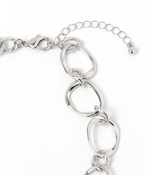 GLOBAL WORK Smile Seed Store（グローバルワーク スマイルシードストア）の「楕円チェーンネックレス2/108548（ネックレス・レディース・ゴールド/シルバー・FREE）」の9枚目の写真