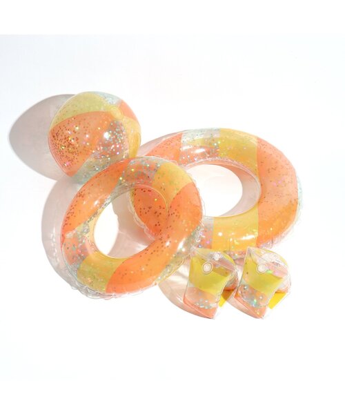 BREEZE（ブリーズ）の「クリアアームフロート（ラメ）（スイムグッズ・キッズ・ピンク/イエロー・FREE）」の11枚目の写真