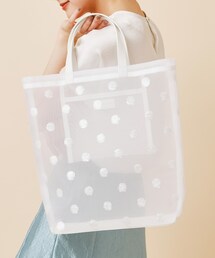 UNTITLED（アンタイトル）の「チュールドットトート（トートバッグ）」