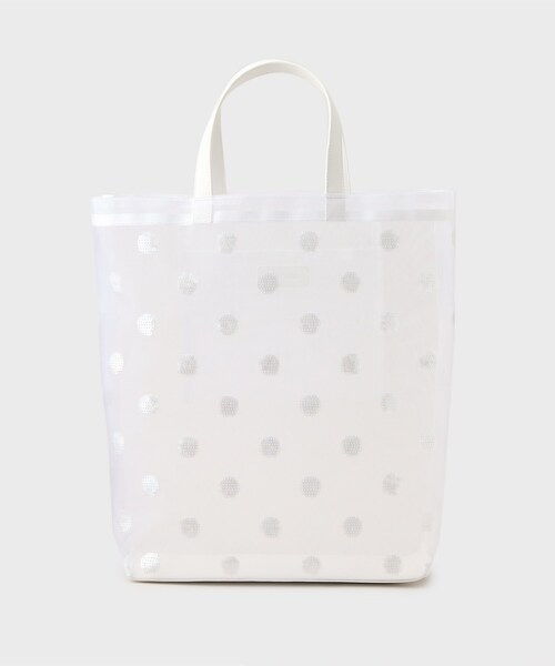 UNTITLED（アンタイトル）の「◆チュールドットトート（トートバッグ・レディース・ブラック/シルバー/ホワイト・99）」の18枚目の写真