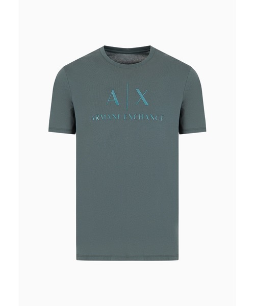 ARMANI EXCHANGE(アルマーニエクスチェンジ)の「【A|X アルマーニ エクスチェンジ】AXロゴ 半袖クルーネックTシャツ/SLIM(Tシャツ/カットソー・メンズ・グリーン/ネイビー/ホワイト・LARGE/MEDIUM/X-LARGE/SMALL/X-SMALL/XX-LARGE)」の7枚目の写真