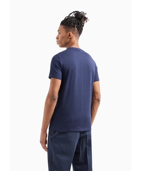 ARMANI EXCHANGE(アルマーニエクスチェンジ)の「【A|X アルマーニ エクスチェンジ】AXロゴ 半袖クルーネックTシャツ/SLIM(Tシャツ/カットソー・メンズ・グリーン/ネイビー/ホワイト・LARGE/MEDIUM/X-LARGE/SMALL/X-SMALL/XX-LARGE)」の9枚目の写真
