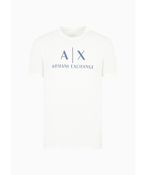 ARMANI EXCHANGE(アルマーニエクスチェンジ)の「【A|X アルマーニ エクスチェンジ】AXロゴ 半袖クルーネックTシャツ/SLIM(Tシャツ/カットソー・メンズ・グリーン/ネイビー/ホワイト・LARGE/MEDIUM/X-LARGE/SMALL/X-SMALL/XX-LARGE)」の12枚目の写真