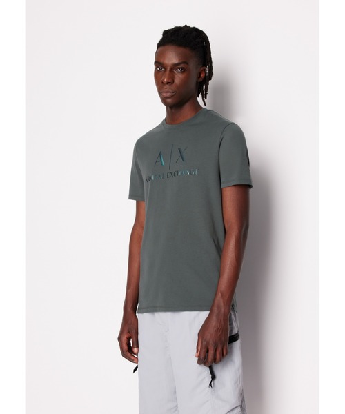 ARMANI EXCHANGE(アルマーニエクスチェンジ)の「【A|X アルマーニ エクスチェンジ】AXロゴ 半袖クルーネックTシャツ/SLIM(Tシャツ/カットソー・メンズ・グリーン/ネイビー/ホワイト・LARGE/MEDIUM/X-LARGE/SMALL/X-SMALL/XX-LARGE)」の17枚目の写真