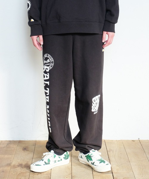 SALT&MUGS(ソルトアンドマグス)の「Psyche Logo Pants(スウェットパンツ・メンズ・ホワイト/ブラック/グレー・MEDIUM/LARGE/X-LARGE)」の3枚目の写真