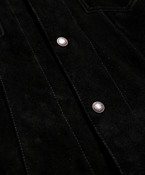 PENNEYS（ぺニーズ）の「【PENNEY'S  ぺニーズ】 60S SUEDE JACKET スウェードジャケット（ブルゾン・メンズ・ブラック/キャメル/ブラック系その他/カーキ・LARGE/MEDIUM）」の7枚目の写真