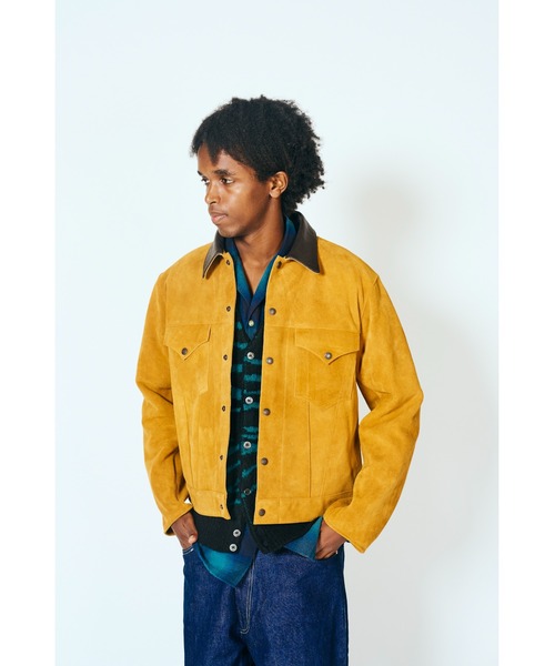 Color Suede blouson-25SS- - スカイブルー fit=scale-down,w=1200