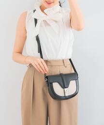 URBAN RESEARCH ROSSO WOMEN | キャンバスコンビショルダーバッグ(ショルダーバッグ)