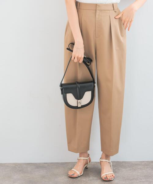 URBAN RESEARCH ROSSO WOMEN(アーバンリサーチ ロッソ)の「キャンバスコンビショルダーバッグ(ショルダーバッグ・レディース・ブラック/オフホワイト/ダークブラウン・-)」の18枚目の写真