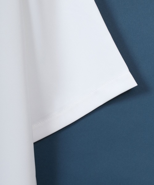 ANPAS（アンパス）の「Polyester Twill Fabric Fly front Shirt ポリツイル 比翼仕立て オーバーサイズ 無地半袖シャツ（シャツ/ブラウス・メンズ・ブラウン/ブラック/ホワイト/チャコール・LL/L/M）」の21枚目の写真