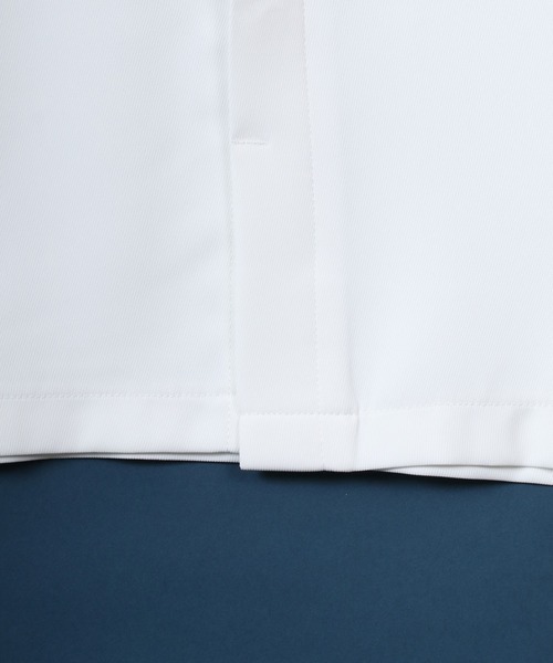 ANPAS（アンパス）の「Polyester Twill Fabric Fly front Shirt ポリツイル 比翼仕立て オーバーサイズ 無地半袖シャツ（シャツ/ブラウス・メンズ・ブラウン/ブラック/ホワイト/チャコール・LL/L/M）」の22枚目の写真