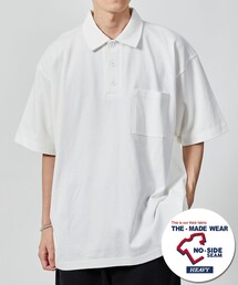 FREAK'S STORE | ヘビーウェイト NO-SIDE SEAM ポロネック Tシャツ/丸胴/10.5オンス/USA COTTON(Tシャツ/カットソー)