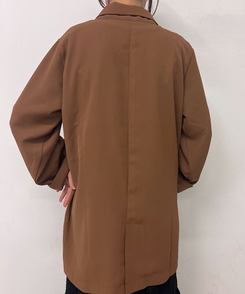 byYOUANCE（バイユアンス）の「テーラードジャケット（テーラードジャケット・レディース・ブラウン/グレー/ブラック・FREE）」の12枚目の写真