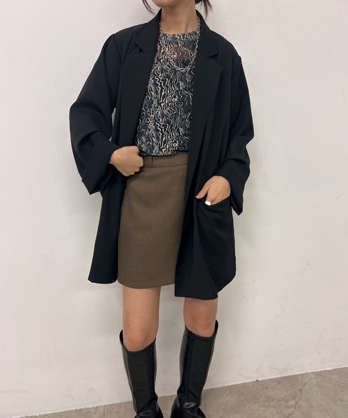 byYOUANCE（バイユアンス）の「テーラードジャケット（テーラードジャケット・レディース・ブラウン/グレー/ブラック・FREE）」の20枚目の写真