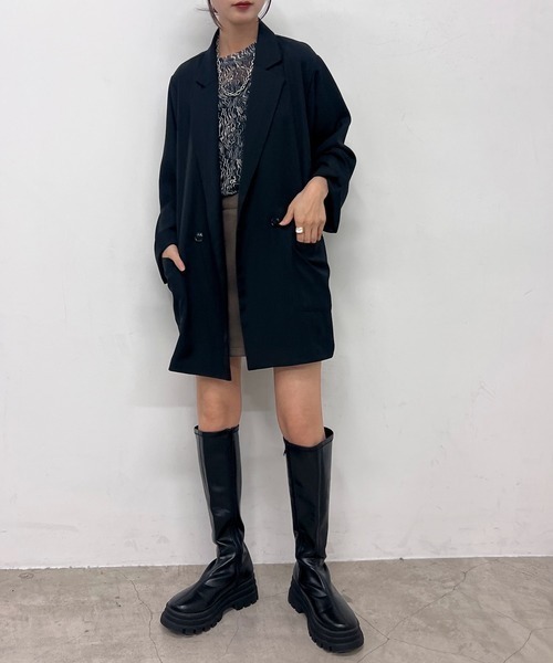 byYOUANCE（バイユアンス）の「テーラードジャケット（テーラードジャケット・レディース・ブラウン/グレー/ブラック・FREE）」の21枚目の写真