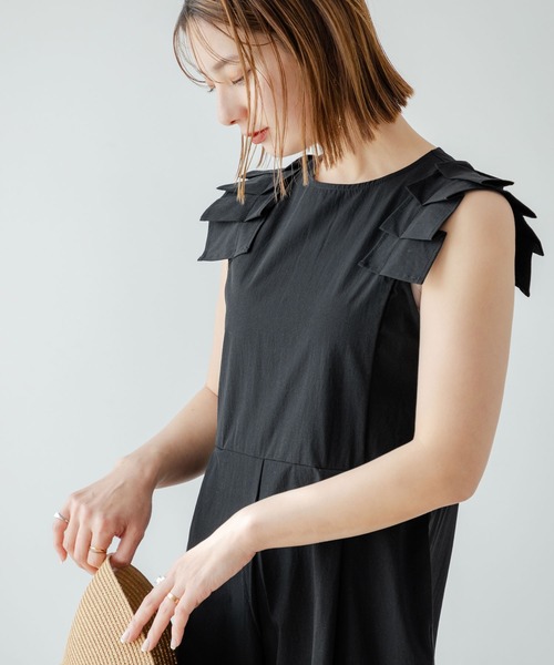 フリルオールインワン/ラッシュガード【UVケア】【水陸両用