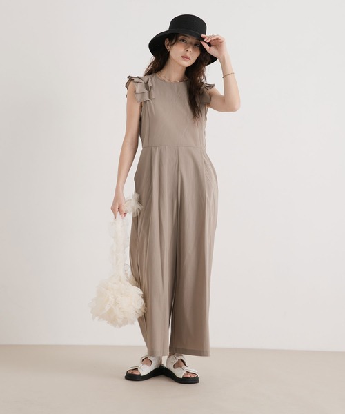 フリルオールインワン/ラッシュガード【UVケア】【水陸両用