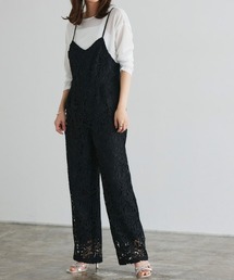 ケミカルレースキャミオールインワン