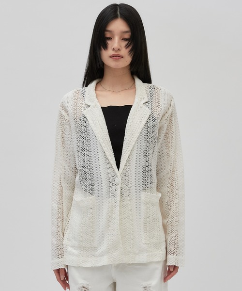 Lui's（ルイス）の「【cierio/シエリオ】レースジャケット シアー