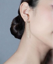 Zoule ゾーラ:ruban　ルヴァン　イヤーカフ　両耳イヤカフ　イヤリング（セットイヤーカフ）