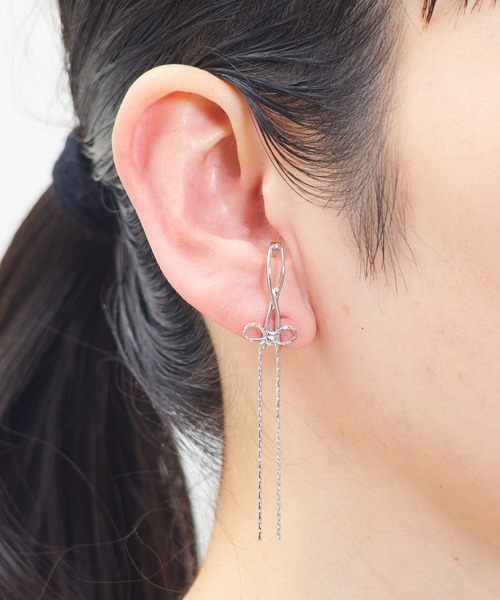 Zoule（ゾーラ）の「Zoule ゾーラ:ruban　ルヴァン　イヤーカフ　両耳イヤカフ　イヤリング（セットイヤーカフ）（イヤーカフ・レディース・ゴールド/シルバー・FREE）」の11枚目の写真