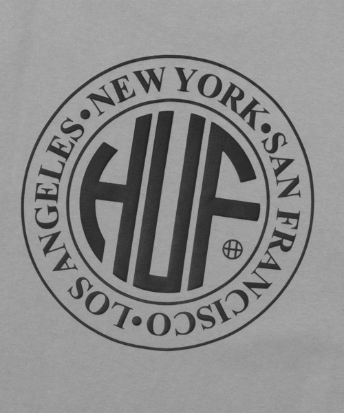 HUF（ハフ）の「REGIONAL TEE / HUF ハフ ヘビーウェイト プリントロゴ Tシャツ 半袖（Tシャツ/カットソー・メンズ・ブラック/ホワイト/レッド系その他/ライトグレー・X-LARGE/LARGE/MEDIUM/SMALL/X-SMALL/XX-LARGE）」の10枚目の写真