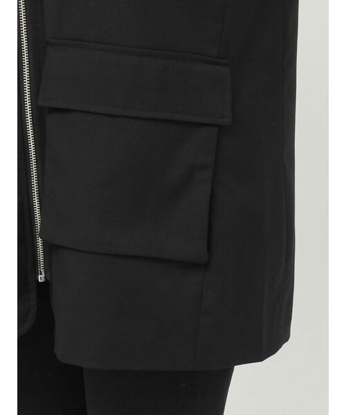 MURUA（ムルーア）の「カーゴポケットジレ（ベスト・レディース・カーキ/ブラック・FREE）」の6枚目の写真