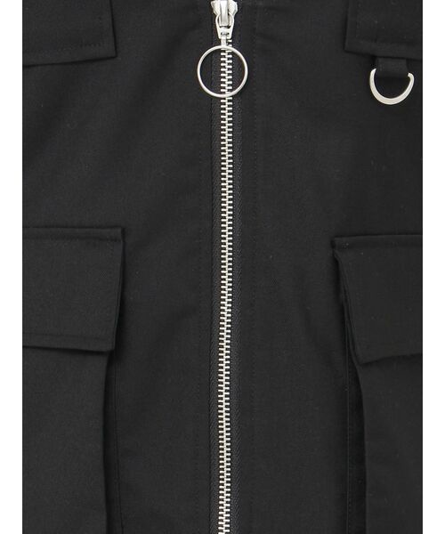 MURUA（ムルーア）の「カーゴポケットジレ（ベスト・レディース・カーキ/ブラック・FREE）」の10枚目の写真