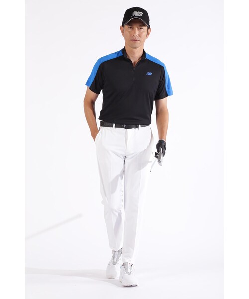 [新品] ニューバランス ハーフジップ モックネック プルオーバー シャツ L New Balance Golf（ニューバランスゴルフ）の「ハーフジップ