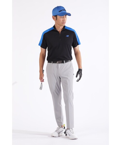 [新品] ニューバランス ハーフジップ モックネック プルオーバー シャツ L 新品] ニューバランス ハーフジップ モックネック プルオーバー