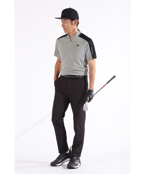 [新品] ニューバランス ハーフジップ モックネック プルオーバー シャツ L New Balance Golf（ニューバランスゴルフ）の「ハーフジップ