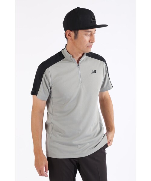 [新品] ニューバランス ハーフジップ モックネック プルオーバー シャツ L New Balance Golf（ニューバランスゴルフ）の「ハーフジップ