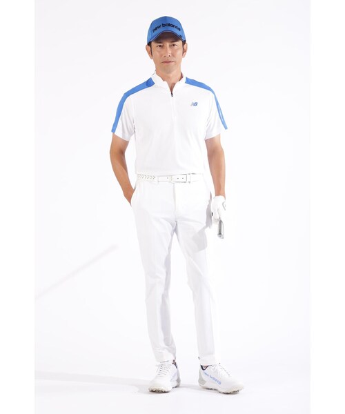[新品] ニューバランス ハーフジップ モックネック プルオーバー シャツ L New Balance Golf（ニューバランスゴルフ）の「ハーフジップ