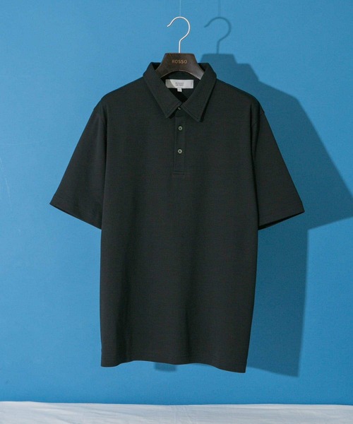 URBAN RESEARCH ROSSO MEN(アーバンリサーチロッソメン)の「『XLサイズあり』『UR TECH』防汚加工 スタンダード半袖ポロシャツ(ポロシャツ・メンズ・ネイビー/ホワイト/ブラック/グレー・SMALL/MEDIUM/LARGE/X-LARGE)」の3枚目の写真