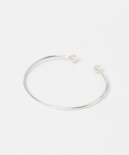 niko and...（ニコアンド）の「Silver925 サイドボールバングル（バングル/リストバンド・レディース・グレー・0）」の6枚目の写真