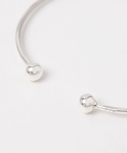 niko and...（ニコアンド）の「Silver925 サイドボールバングル（バングル/リストバンド・レディース・グレー・0）」の2枚目の写真