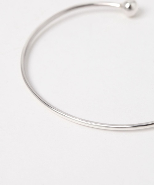 niko and...（ニコアンド）の「Silver925 サイドボールバングル（バングル/リストバンド・レディース・グレー・0）」の3枚目の写真
