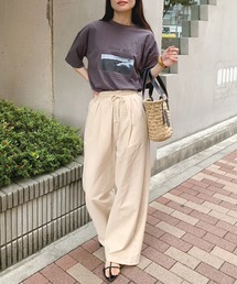 CORNERS | リネンライクワイドパンツ(その他パンツ)