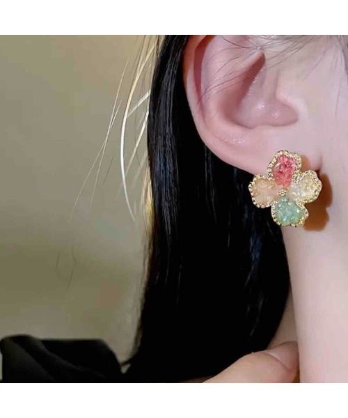 tone（トーン）の「【88eighty-eight】パステルカラーフラワーゴールドピアス【import】(MA)（ピアス（両耳用）・レディース・ゴールド・FREE）」の7枚目の写真