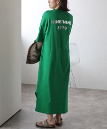 バックナンバープリントTシャツワンピース