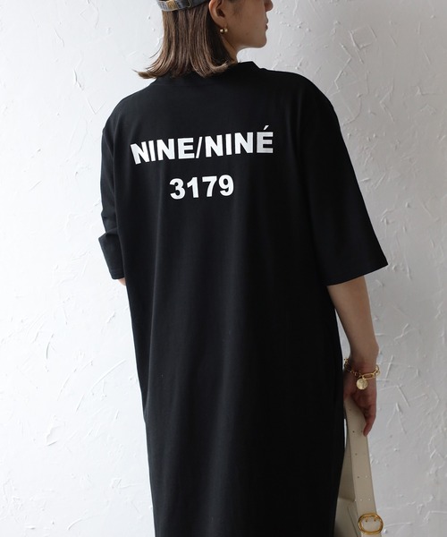 セール】バックナンバープリントTシャツワンピース（ワンピース