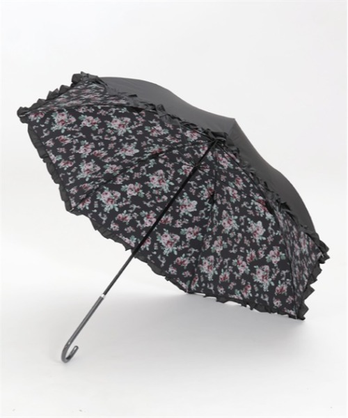axes femme（アクシーズファム）の「ローズブーケ柄晴雨兼用長傘（長傘・レディース・キナリ/ブラック・FREE）」の8枚目の写真
